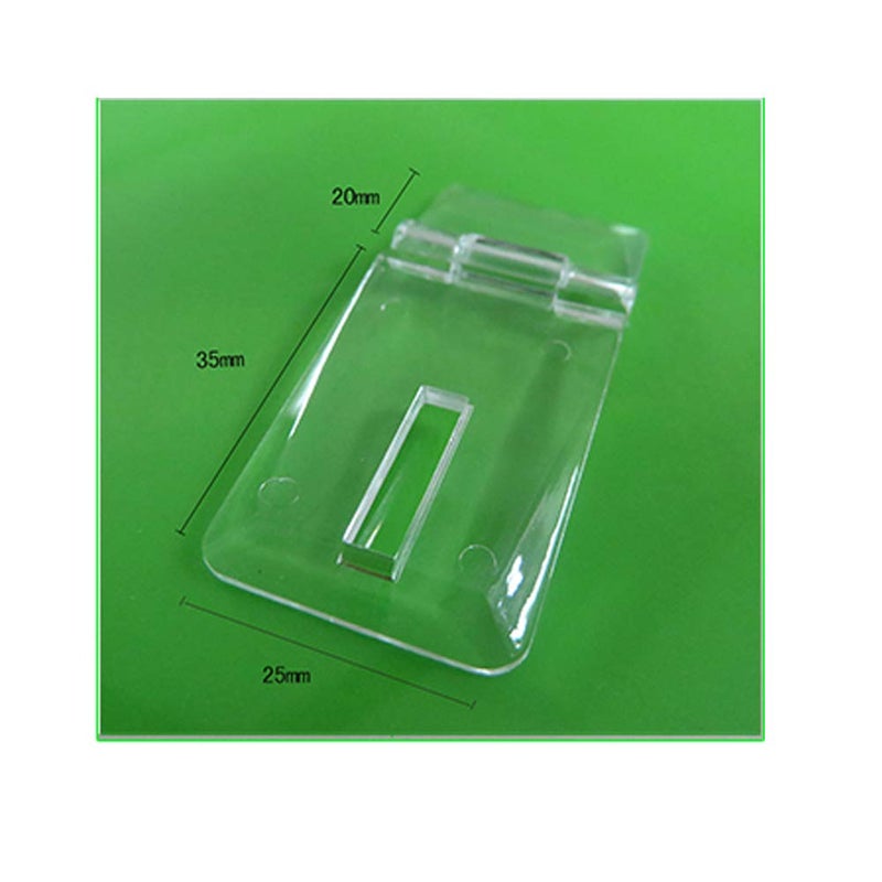 DEEKOUDT 10Pcs Crystal Clear Acrylic Hinged Latch, Snap Door/Box Hinge Kit for Cabinet Drawer Accessories - Image 3